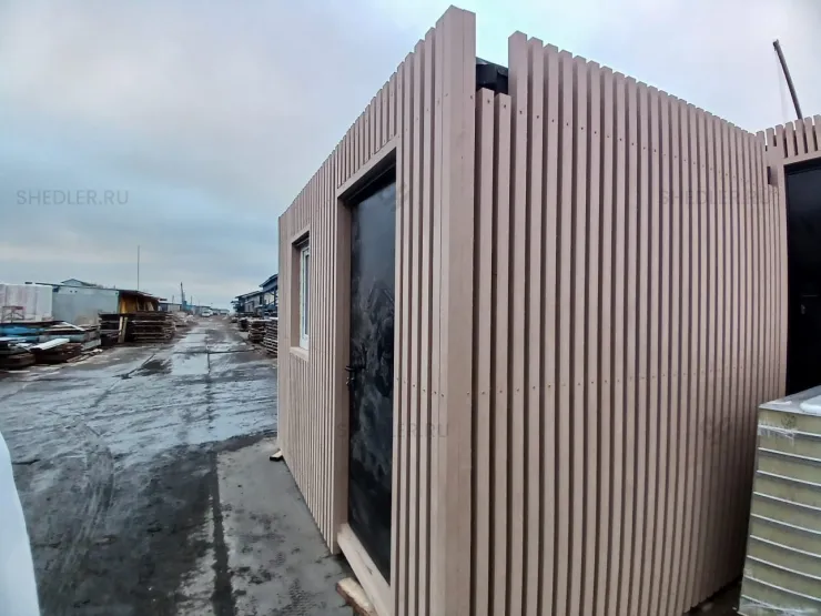 Блок-контейнер с декоративной отделкой в г. Москва