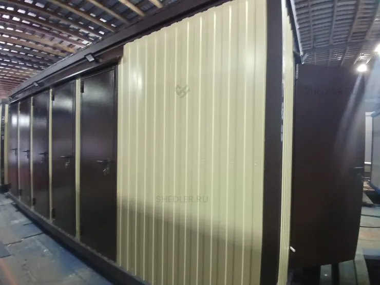 Два сантехнических блок-контейнера для заказчика