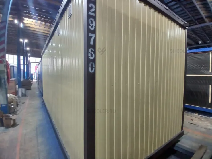 Внешняя отделка блок-контейнера