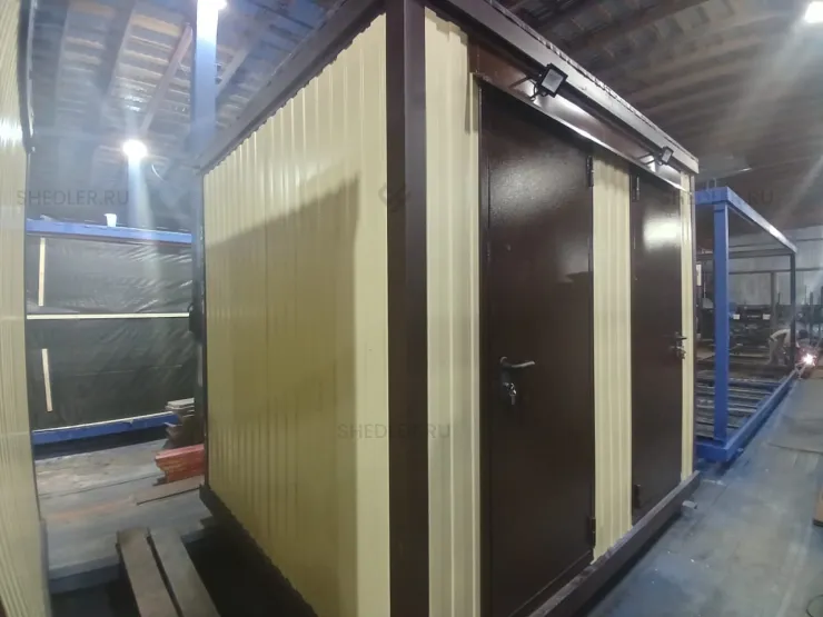 Внешняя отделка блок-контейнеров в г. Москва