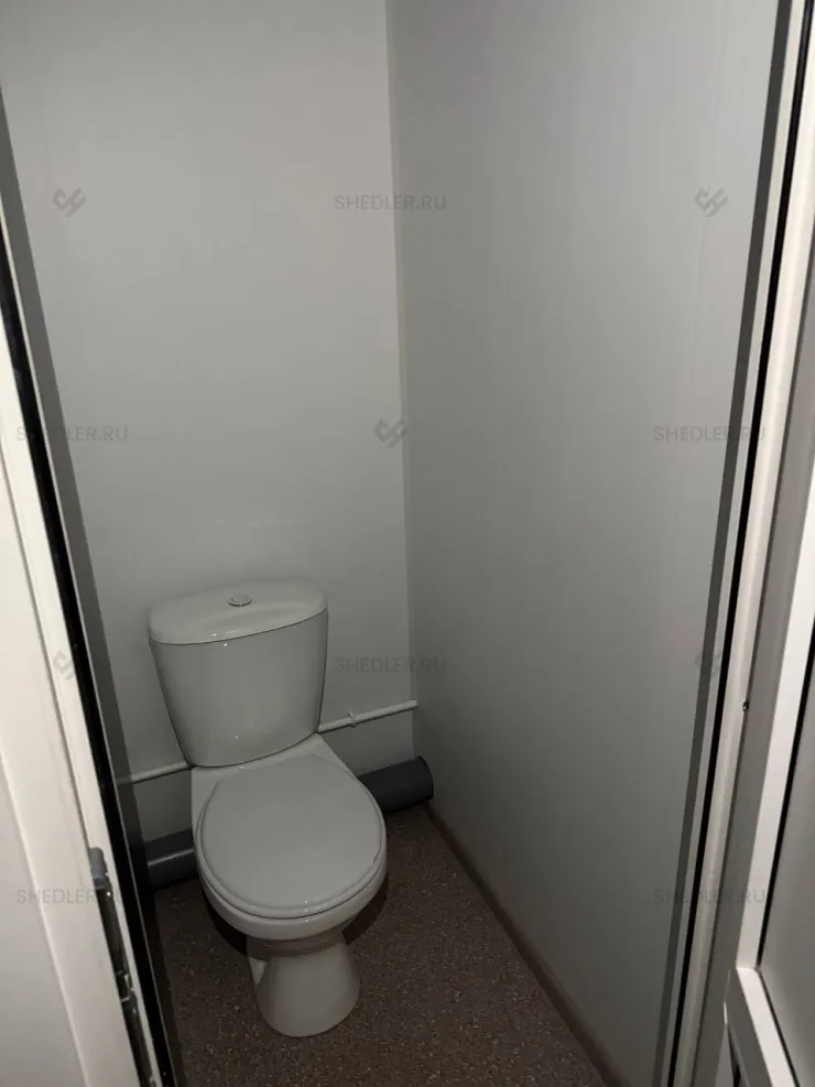 Модульное здание Shedler из 20 БКСП-00 с туалетом