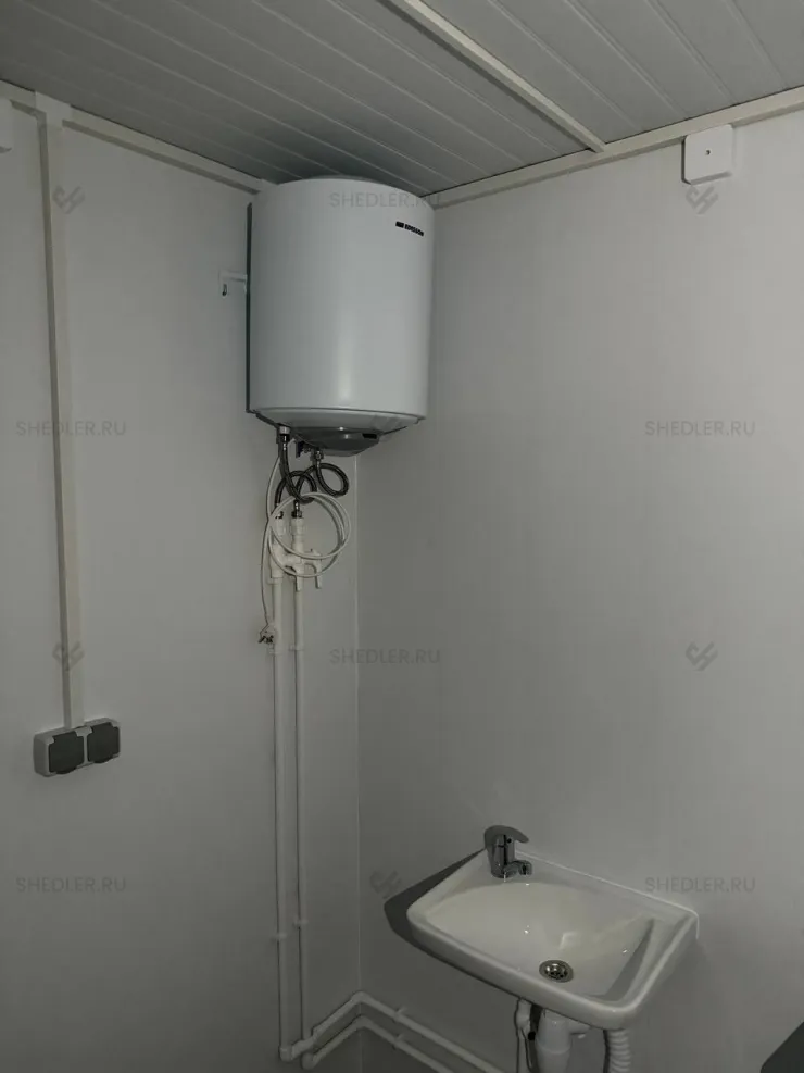 Модульное здание Shedler из 20 БКСП-00 с бойлером