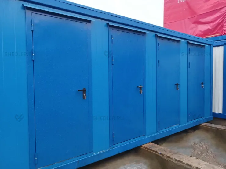 Санитарный блок-контейнер для заказчика