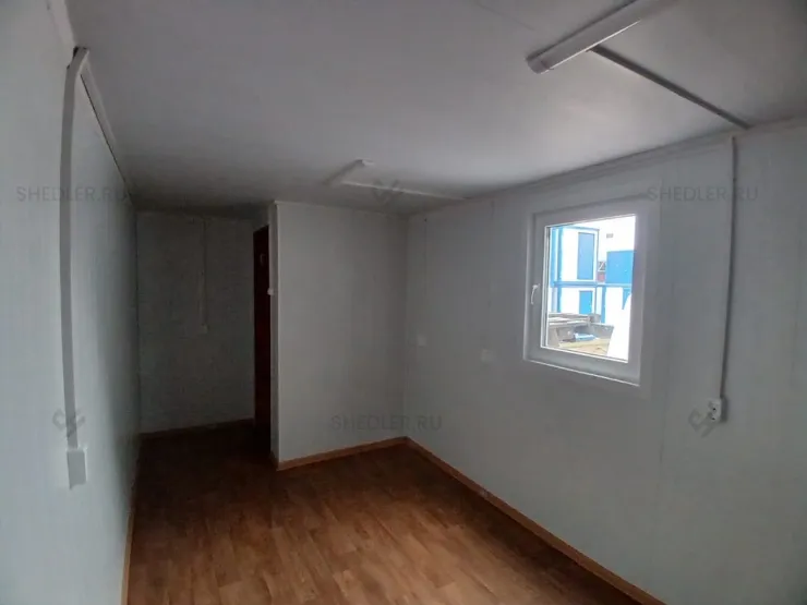 Внутренняя отделка модульного здания из 2-х БК