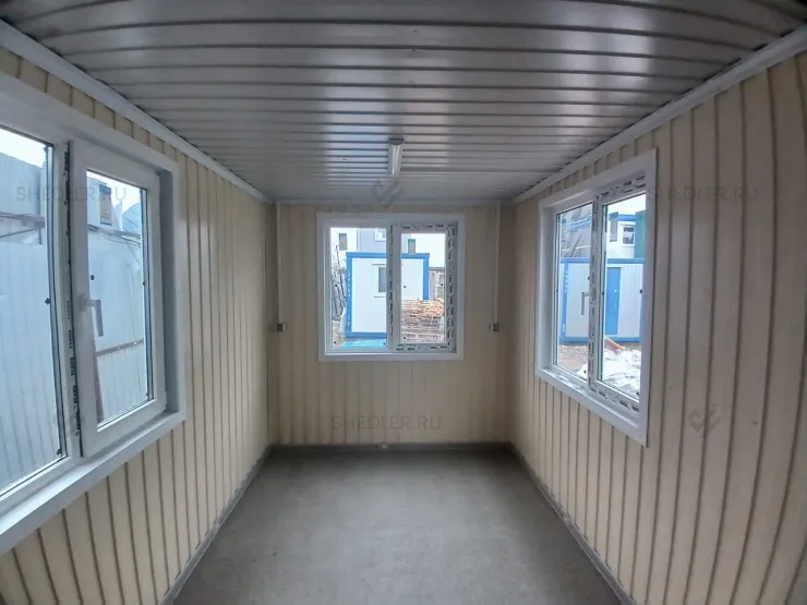 Внутренняя отделка блок-контейнера