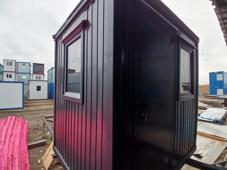 Модульное здание поста охраны