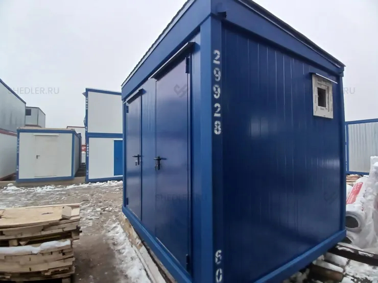 Модульный блок с двумя туалетами