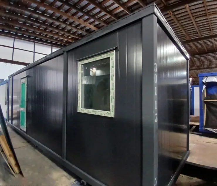 Модульная проходная из блок-контейнера из сэндвич-панелей Москва