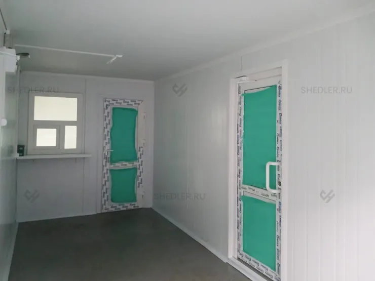 Проходная Shedler из блок-контейнера из СП Москва, Красногвардейский проезд