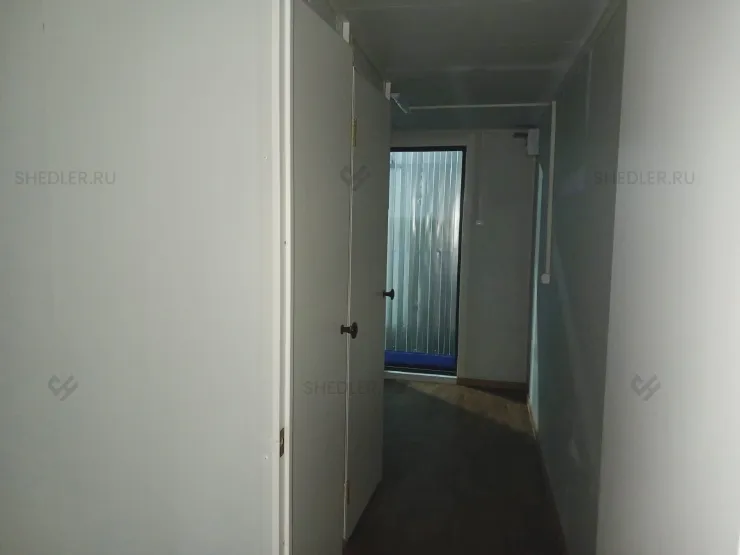 Проходная из блок-контейнера из СП Москва, Красногвардейский проезд с душевой