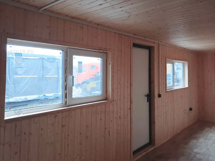 Внутренняя отделка блок-контейнера