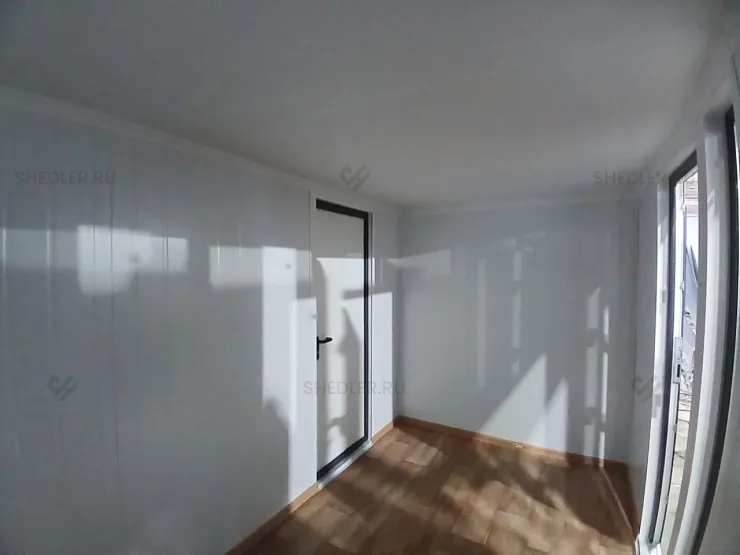 Блок контейнер БКСП-00 Shedler из сэндвич-панелей в городе Зеленоград, Московская область с отделкой