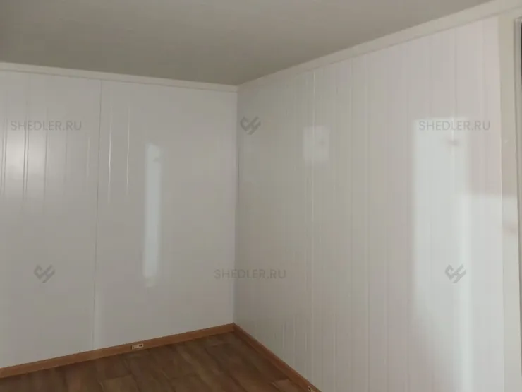 Блок контейнер БКСП-00 Shedler из сэндвич-панелей в городе Зеленоград, Московская область с внутренней отделкой