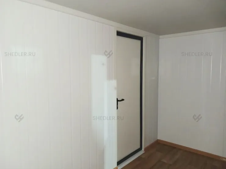 Блок контейнер БКСП-00 Shedler из сэндвич-панелей в городе Зеленоград, Московская область с дверьми
