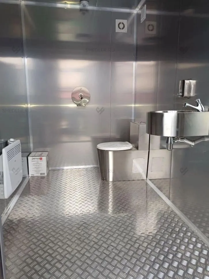 Модульный туалет Shedler сетевой МГН в городе Пушкино, Московская область