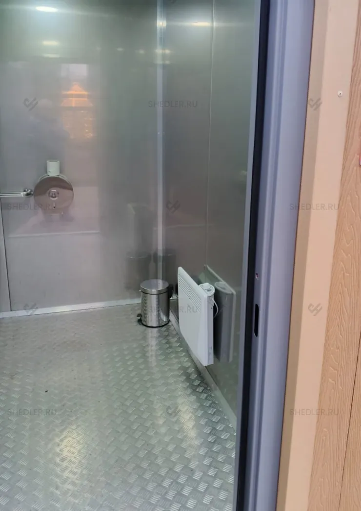 Модульный туалет сетевой МГН внутри