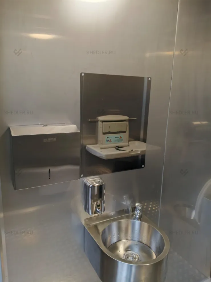 Модульный туалет Шедлер сетевой МГН с санузлами