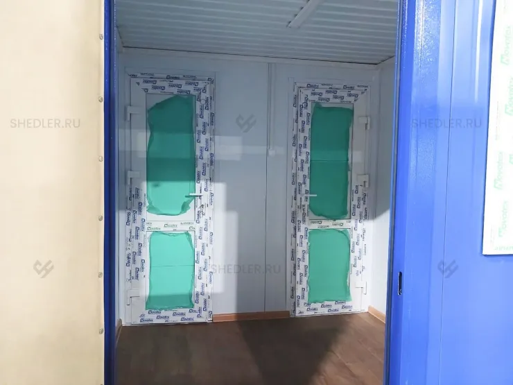 Отделка модульной душевой