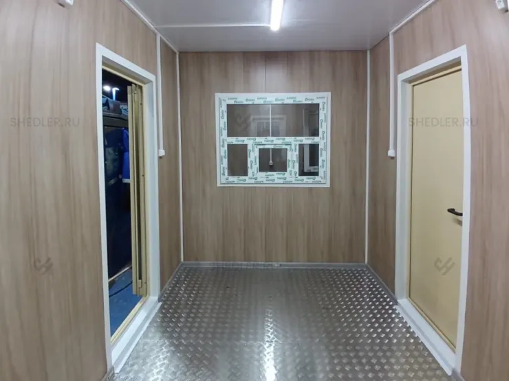 Внутренняя отделка помещения блок-контейнера