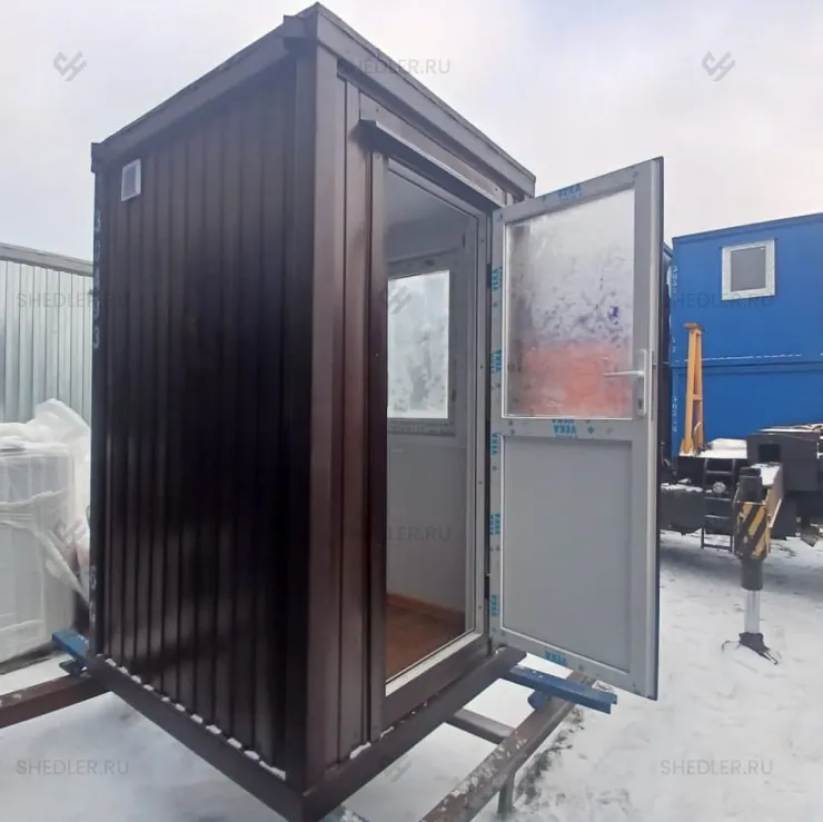 Блок-контейнер для размещения охраны