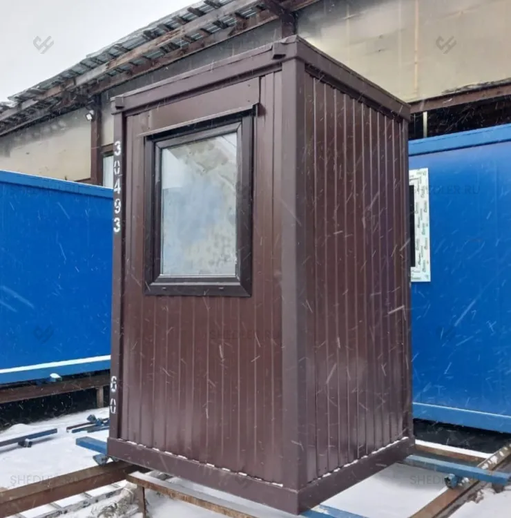 Модульное здание поста охраны