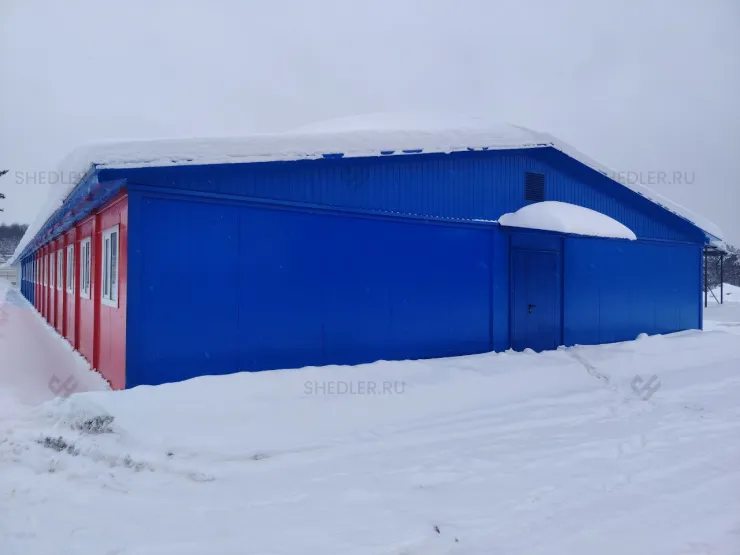 Жилое здание из сэндвич-панелей для заказчика в пос. Коммунарка