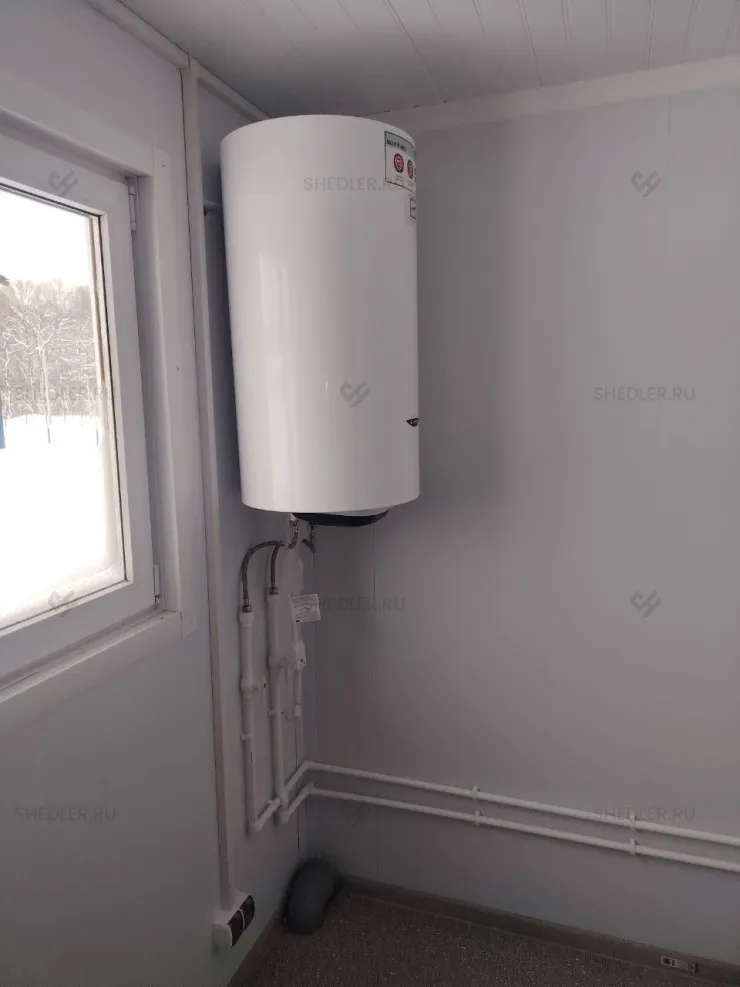 Бойлер в модульном здании SHEDLER