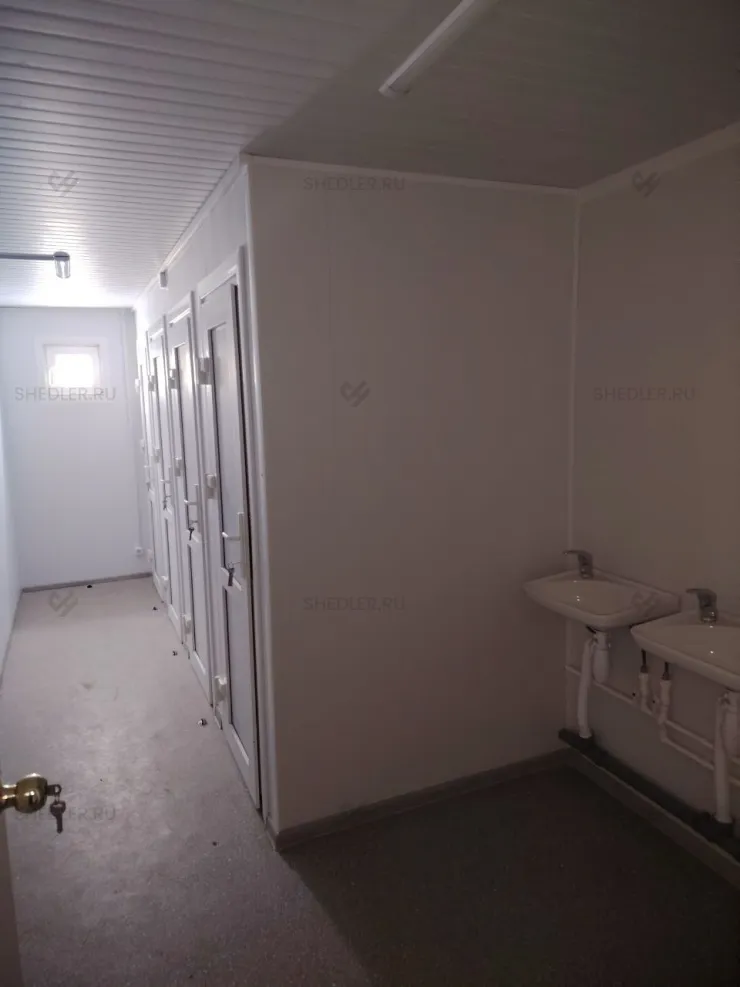 Туалет в модульном здании SHEDLER
