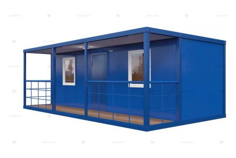 Блок-контейнер с верандой