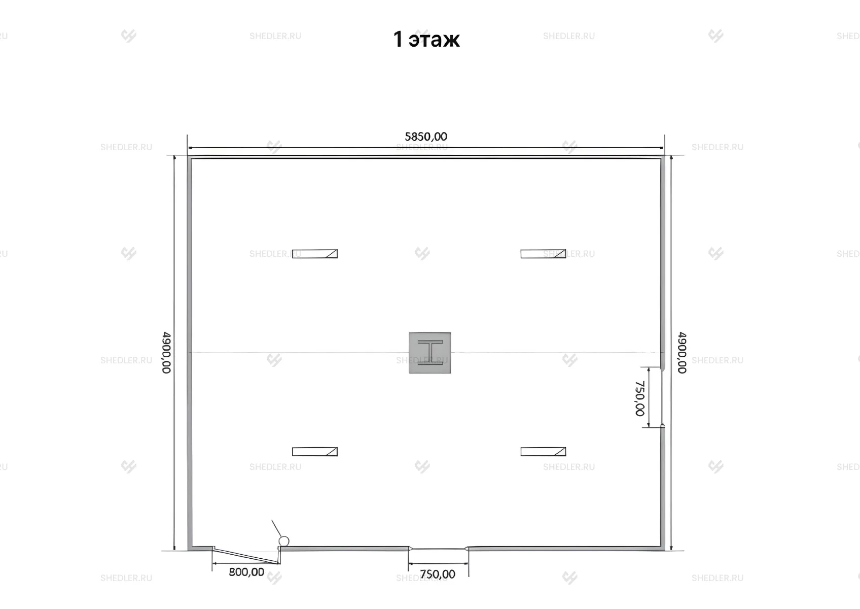 Модульное здание SHEDLER М-26 фото