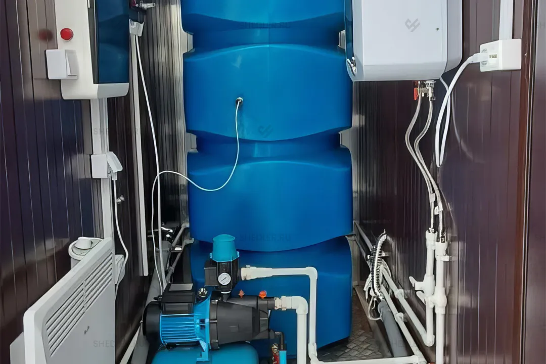 Модульный туалет SHEDLER внутри