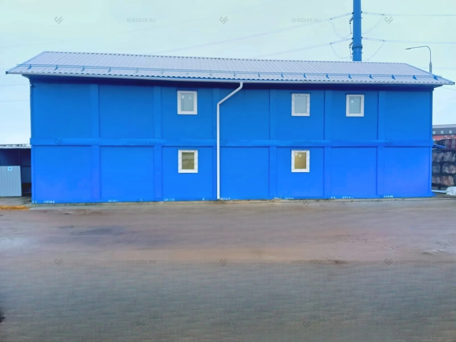 Модульный штаб строительства